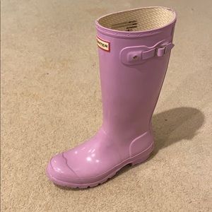 Original big kid Hunter rain boots